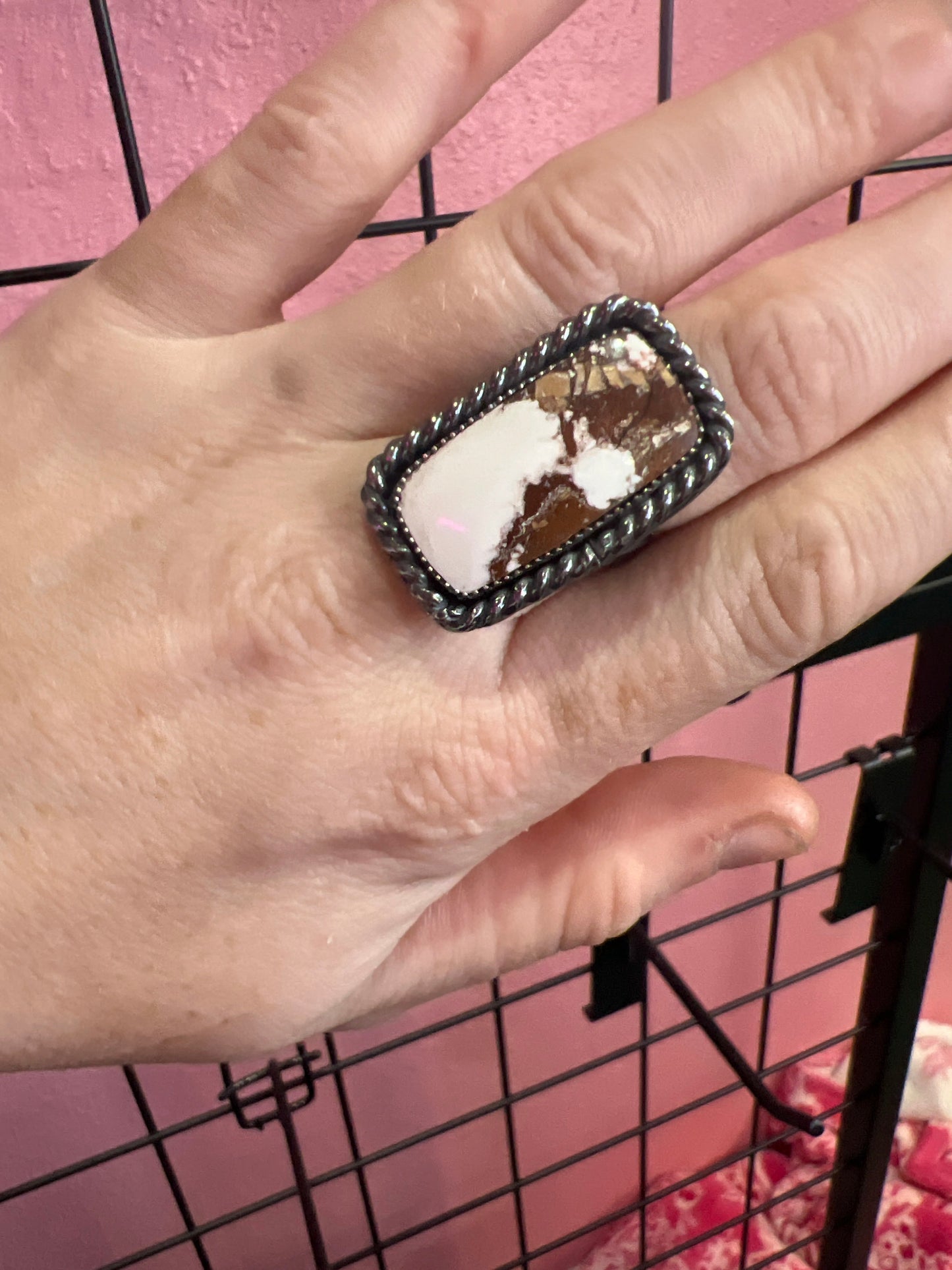 Sterling Silver Adjustable wild horse Ring – Handmade by The Bijoux FAB