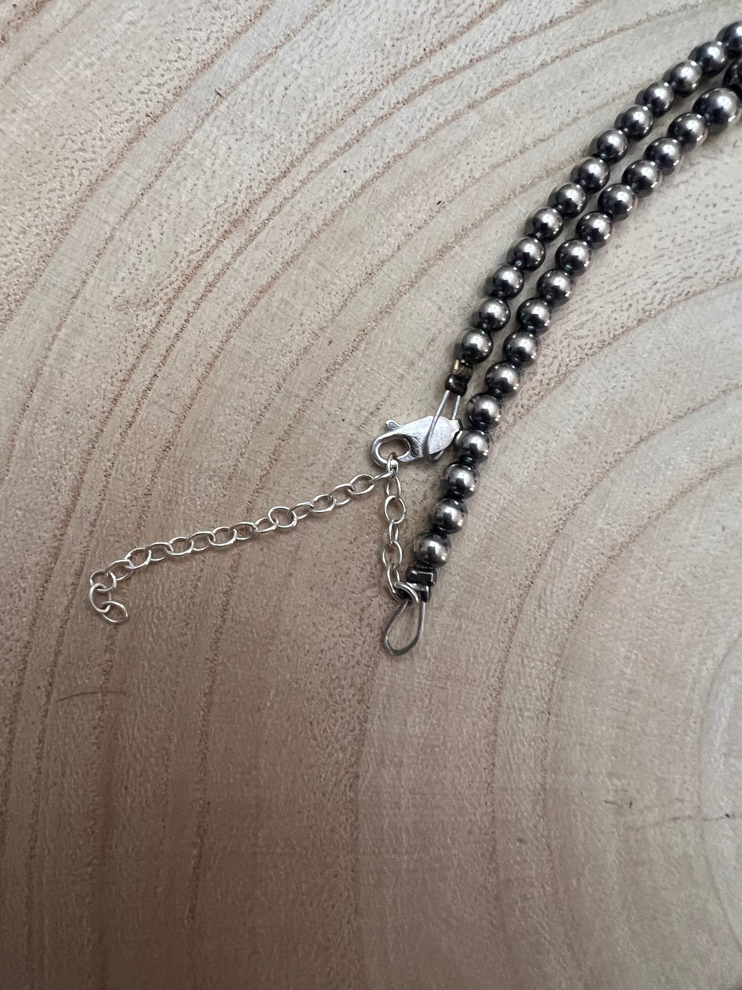 Graduated Sterling Pearl Necklace — 28 inch (Made in USA, 4-5-6-8mm)