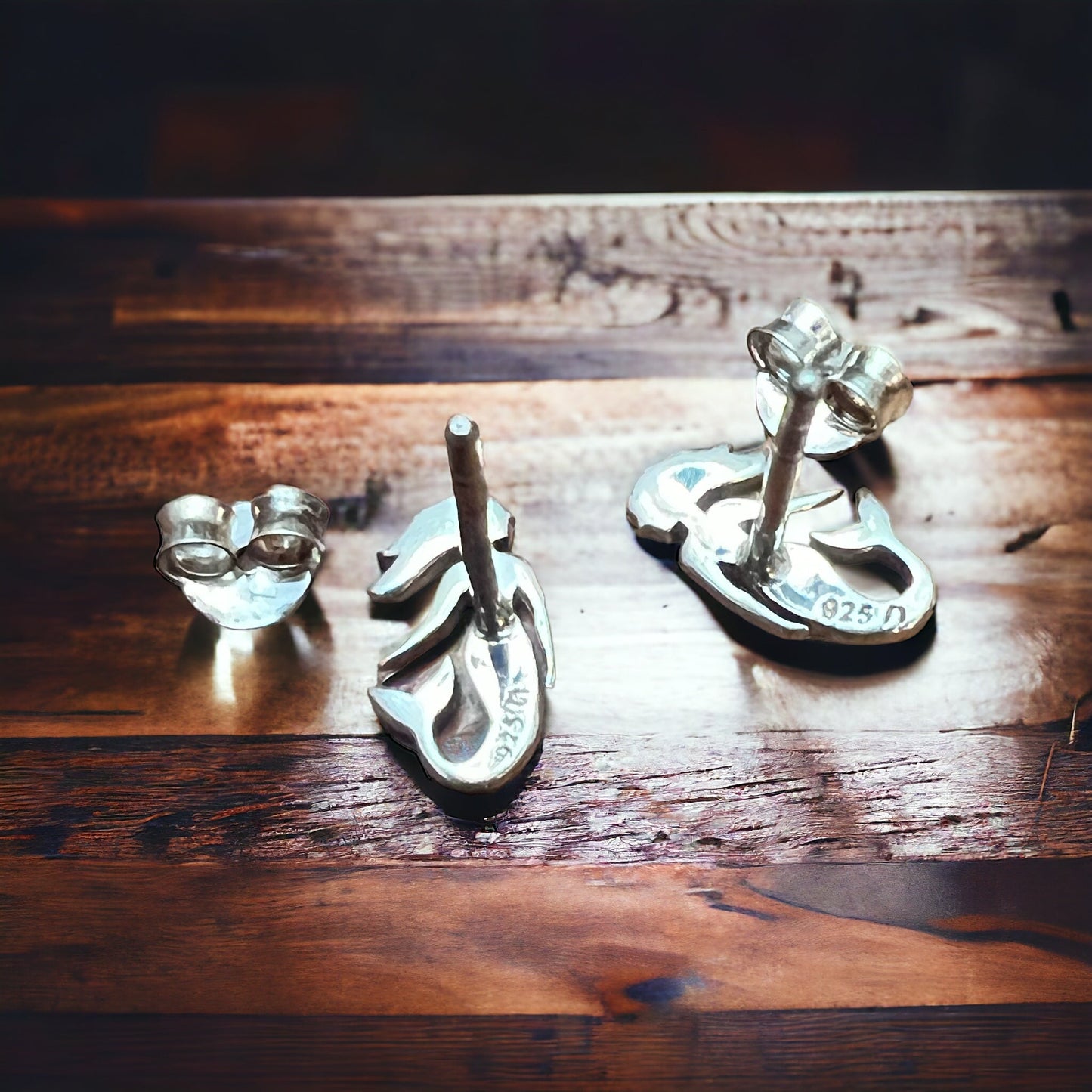 Sterling Mermaid post earrings