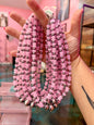 16-Inch Colorful Glass Bead & Sterling Silver Pearl Necklace - 14 options