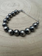 10mm Sterling Pearl Bracelet — 6 inch