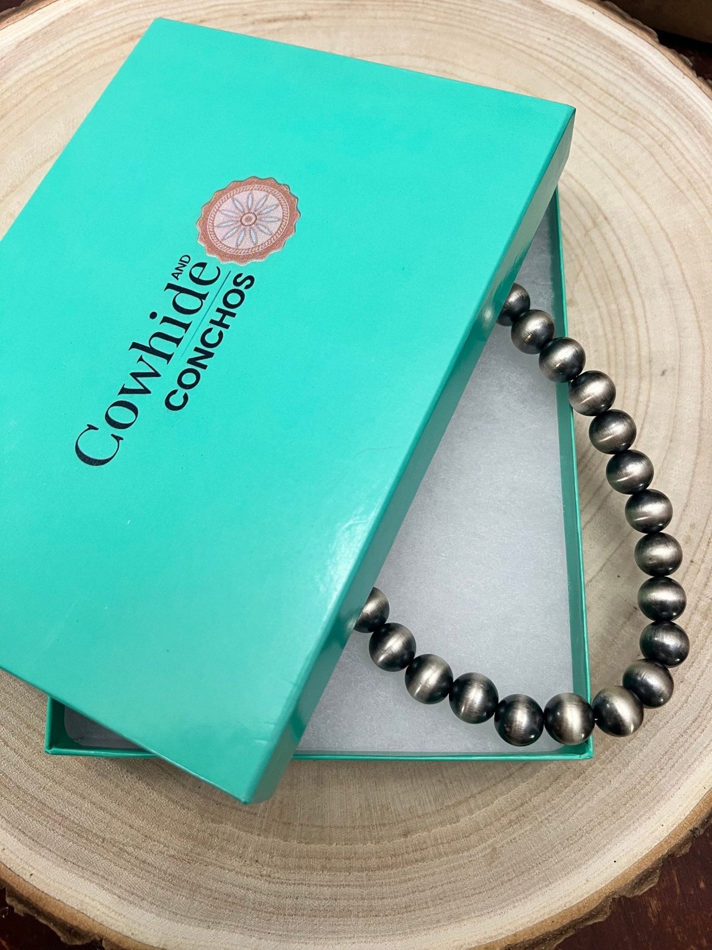 12mm Sterling Silver Pearls Necklace - 18 inch