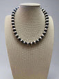 12mm Sterling Pearl Necklace — 18 inch