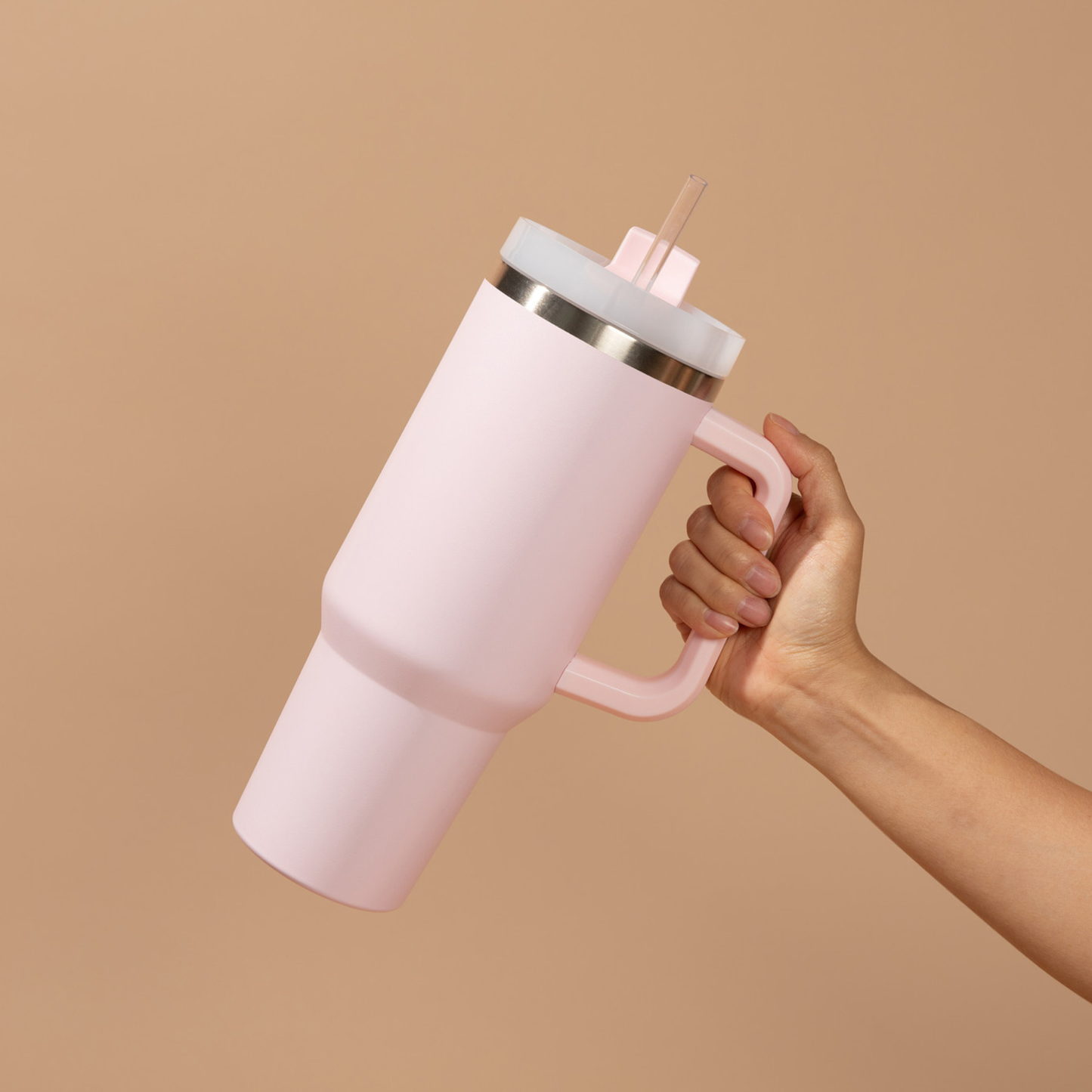 Blush Pink 40 oz Travel Tumbler