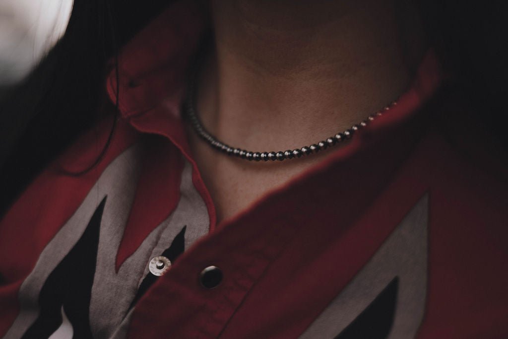 5mm Sterling Pearl Choker — 14 inch