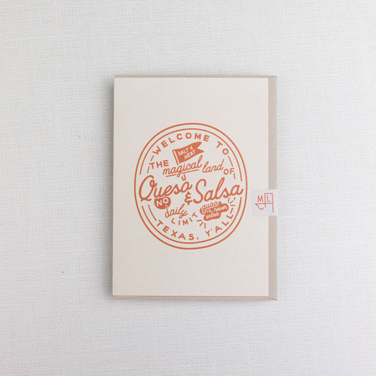 Texas: the Magical Land Greeting Card