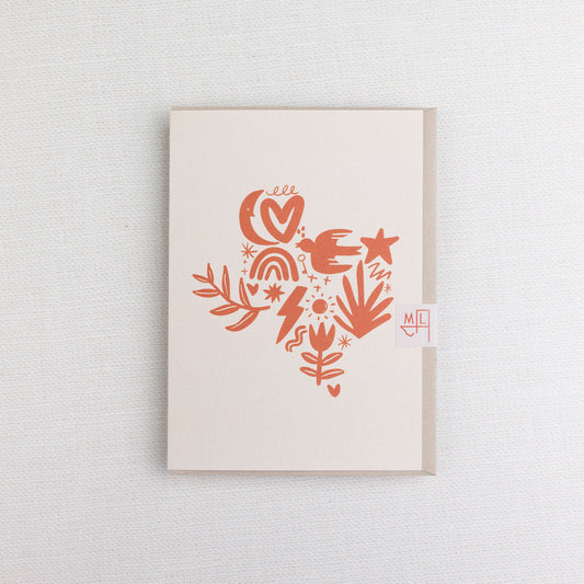 Texas to the Moon & Back Greeting Card