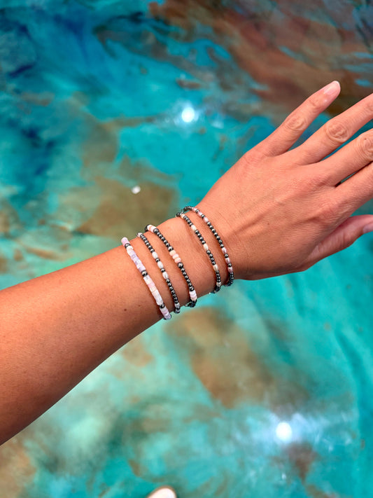 Jaci Set Sterling Silver & Pearl Bracelets - Pick Your Favorite