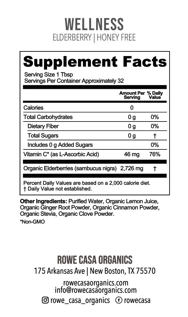 Elderberry Immune Support 16oz
