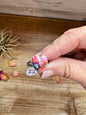 Heart Ring - Size 7 -Dahlia ring and sterling silver