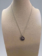 Western Petite Buffalo Coin Necklace & Earring Set — Burnished Silver Western Duo (18 Inch)