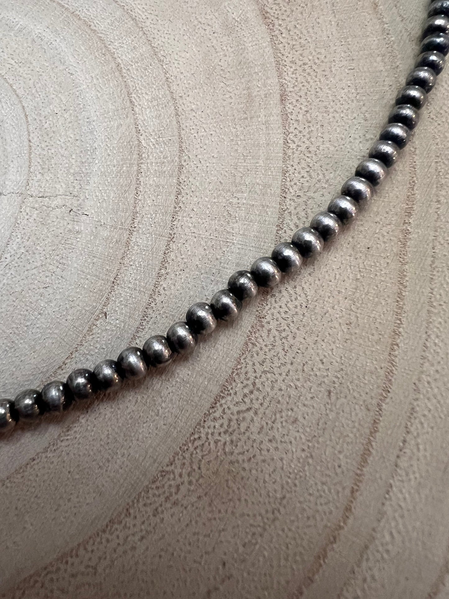 4mm Faux Pearl Necklace - 28 inch