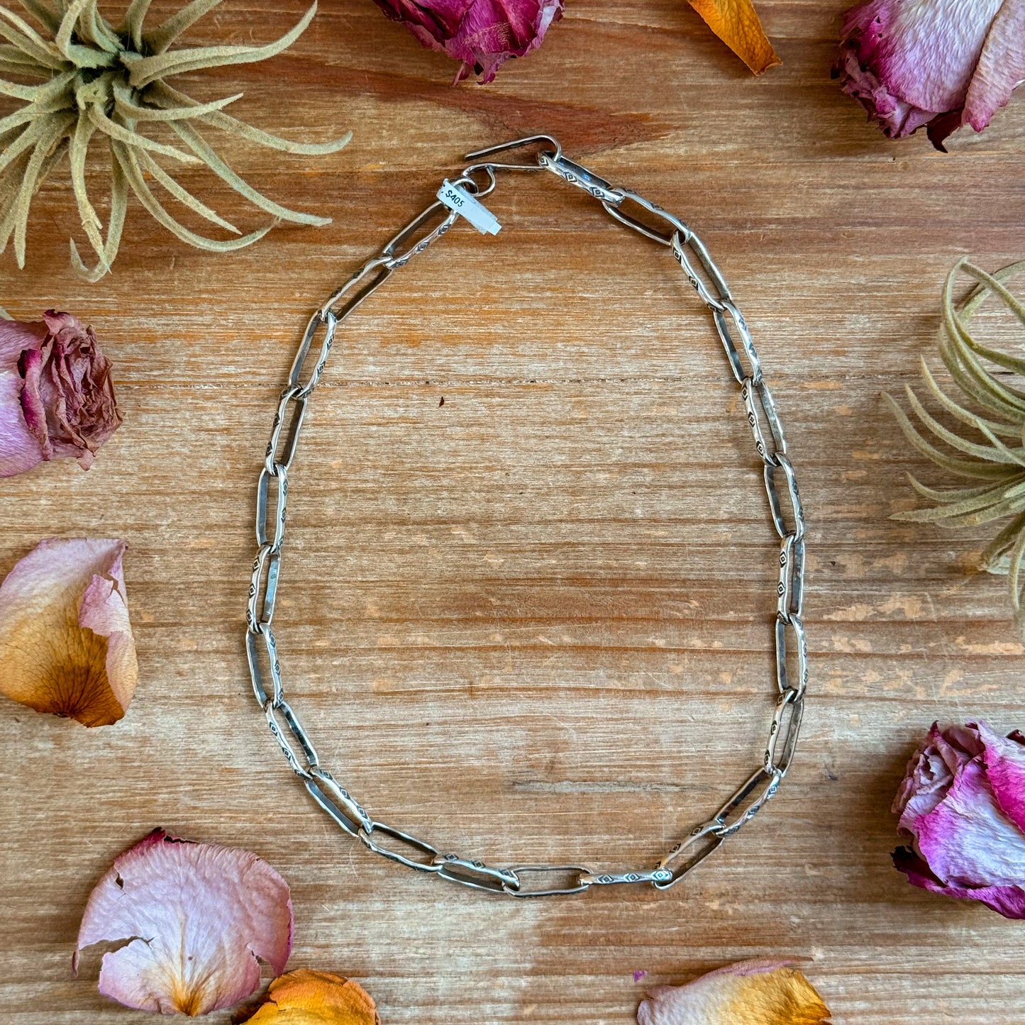 Sterling Silver Medicine Man Eye Paperclip Chain – 18”