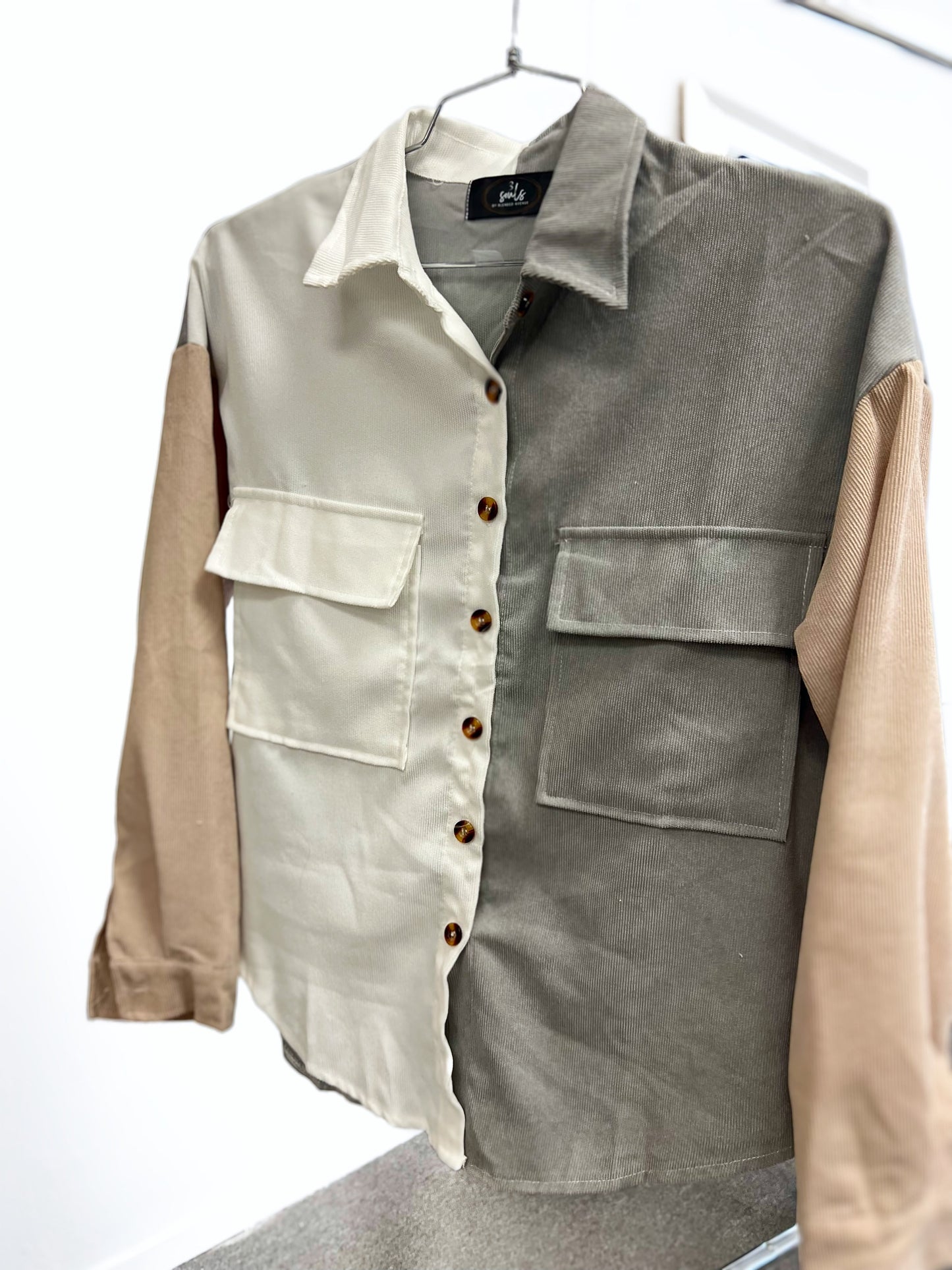 Color Block Corduroy