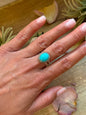Kingman Turquoise Sterling Silver Ring – Size 8