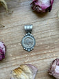 1-4 Sterling Silver Buffalo Nickel Pendant – Rope Border – Artist Jason Ogg