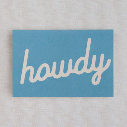 Howdy Postcards