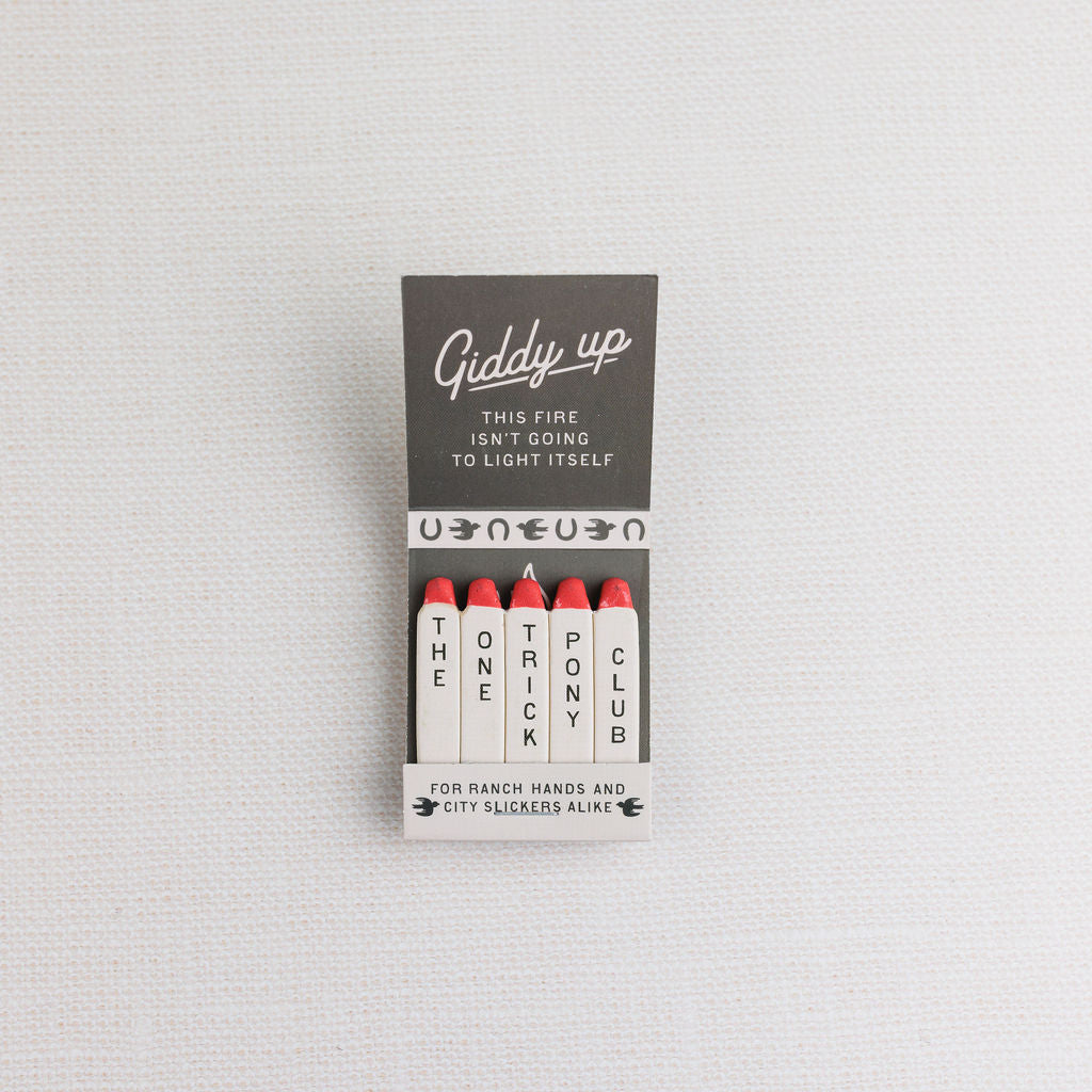 The One-Trick Pony Club Matchbook
