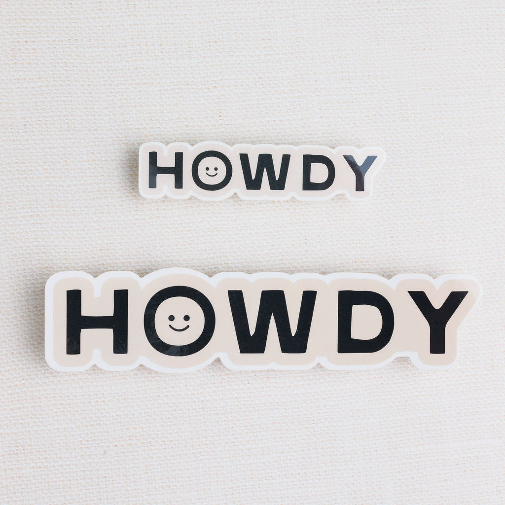 Happy Little Howdy Sticker