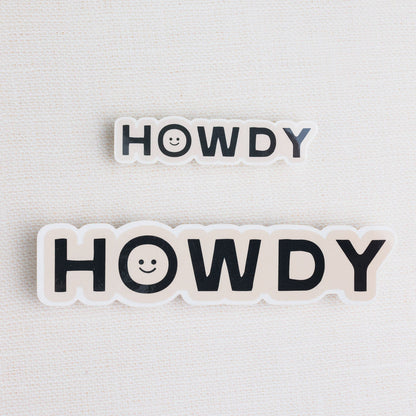 Happy Little Howdy Sticker