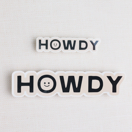 Happy Little Howdy Sticker