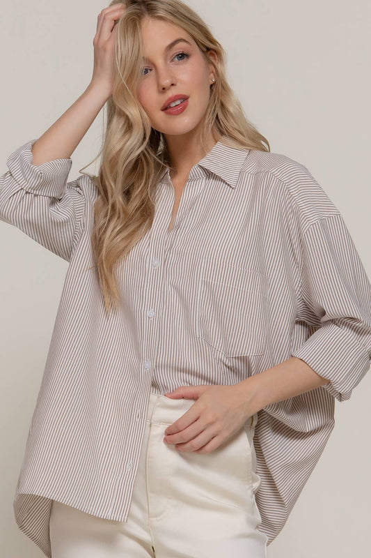Acadia Long Sleeve Button Down Shirt