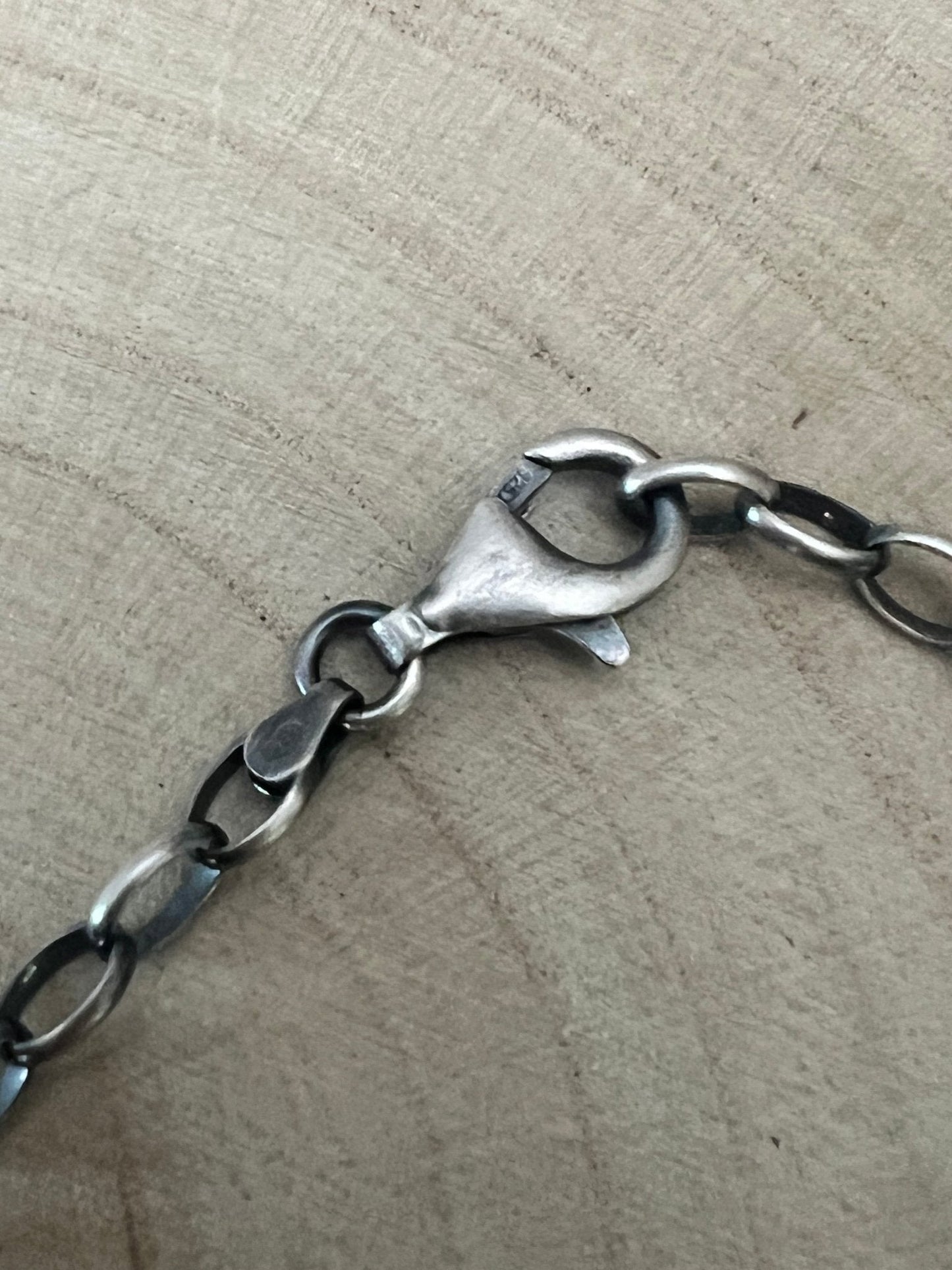 Augustine Largo Navajo Handmade Kingman Naja Necklace - 18 inch