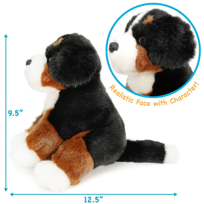 Bastien the Bernese Mountain Dog 12.5" Plush — Swiss Farm-Working Story