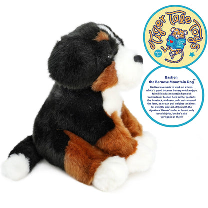 Bastien the Bernese Mountain Dog 12.5" Plush — Swiss Farm-Working Story