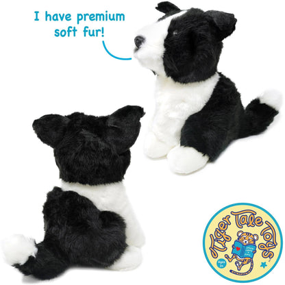 Borna the Ranch-Herding Border Collie 11" Plush — Western Working Dog