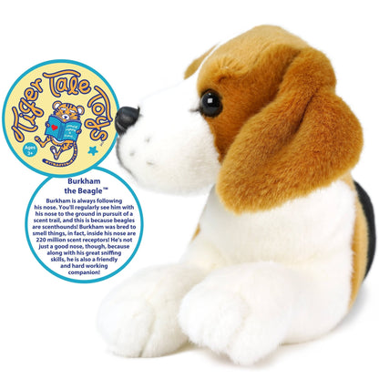 Burkham the Scent-Hound Beagle 14" Plush — Pet Friend (220 Million Scent Receptors)