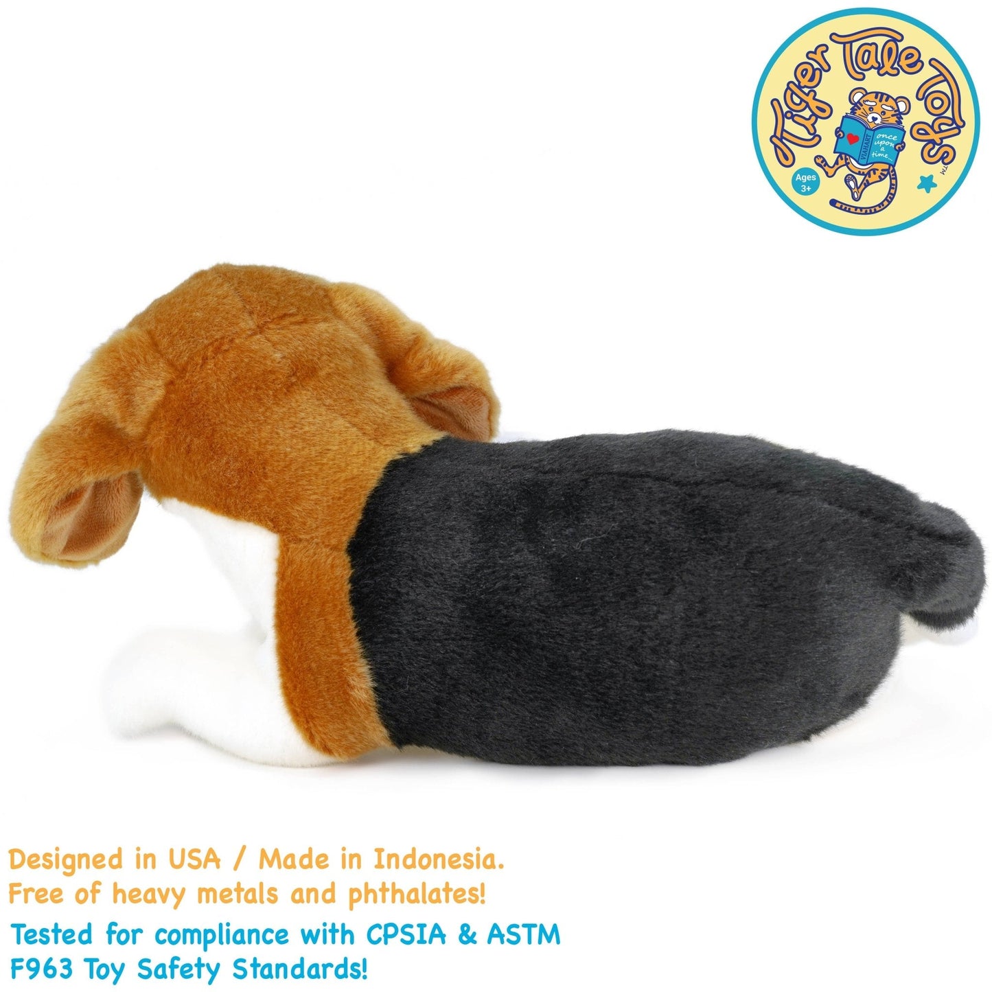 Burkham the Scent-Hound Beagle 14" Plush — Pet Friend (220 Million Scent Receptors)