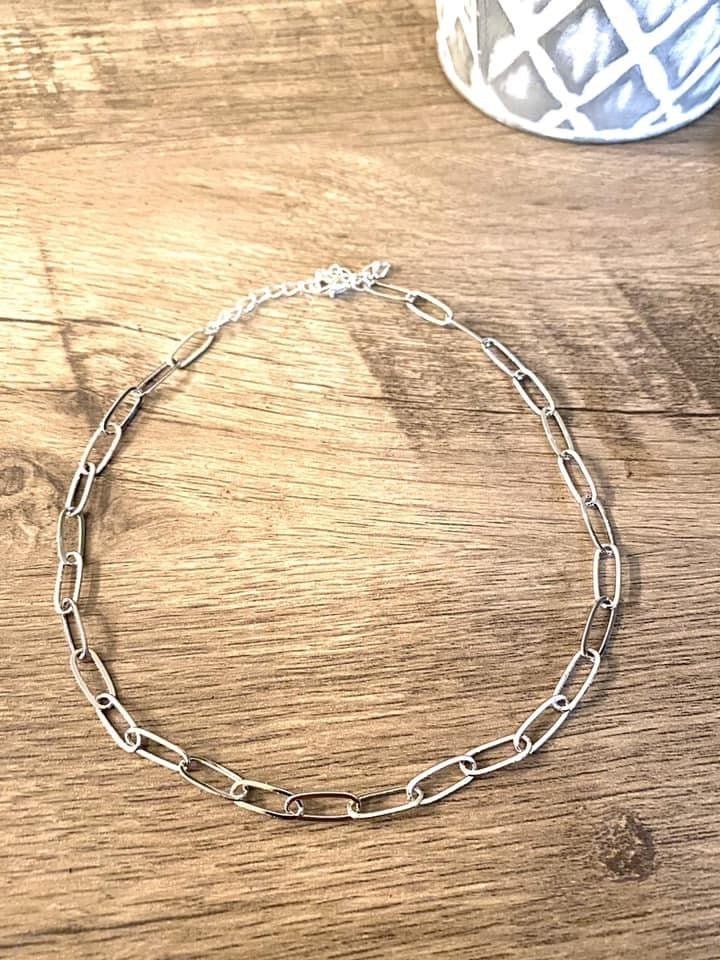Paper Clip Chain Choker