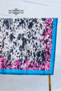 "Cool Cowhide" Wild Rag — 36" Polyester Western Statement Scarf
