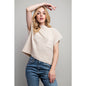 Sweet Generis "Devils Tower" Western Ribbed Sweater Top — Funnel Neck with Front Pouch Pocket (4 Colors)