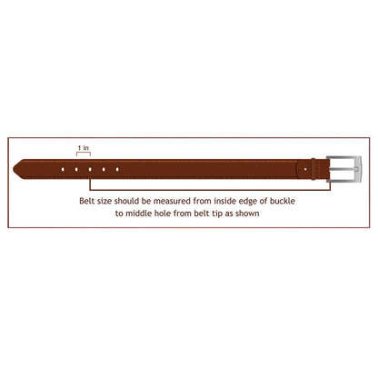 Genuine American Hand-Tooled Leather Belt — Western Unisex Black Belt with Removable Buckle