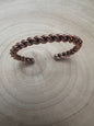 Elaine Tahe Navajo Copper Bracelet — Refined 1/4" Wide (Fits 5 7/8" Wrist)