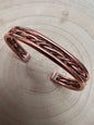 Elaine Tahe Navajo Copper Bracelet — 5/16" Wide (Fits 6" Wrist)