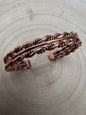 Elaine Tahe Navajo Copper Bracelet — 3/8" Wide Petite (Fits 5 7/8" Wrist)