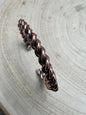 Elaine Tahe Navajo Copper Bracelet — Slim 5/16" Wide (Fits Up to 6 7/8" Wrist)