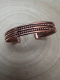 Elaine Tahe Navajo Copper Bracelet — 3/8" Wide (Fits 6" Wrist)