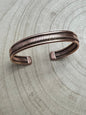 Elaine Tahe Navajo Copper Bracelet — Petite 5/16" Wide (Fits 5 7/8" Wrist)