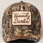 "Howdy Darlin'" Realtree Camo Patch Trucker Hat — 100% Cotton with Adjustable Snapback