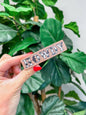 "Howdy" Tooled Leather Western Hair Clip — Genuine Leather