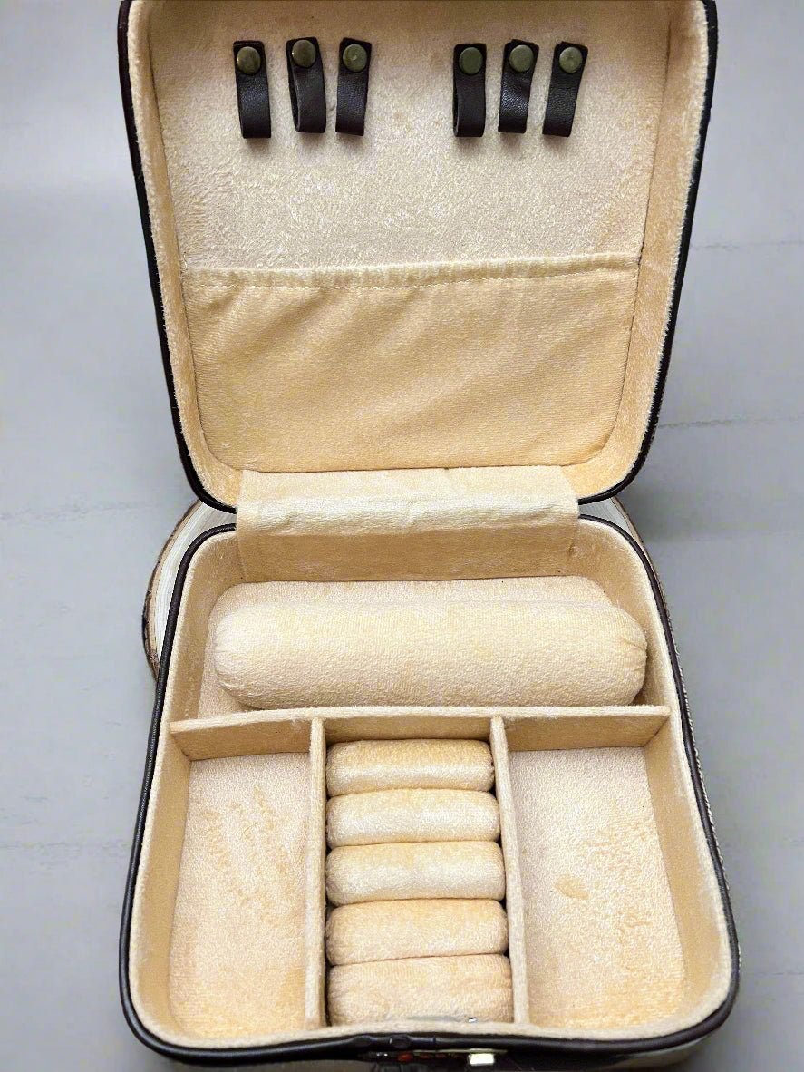 Lockable Hair on Hide Jewelry Case