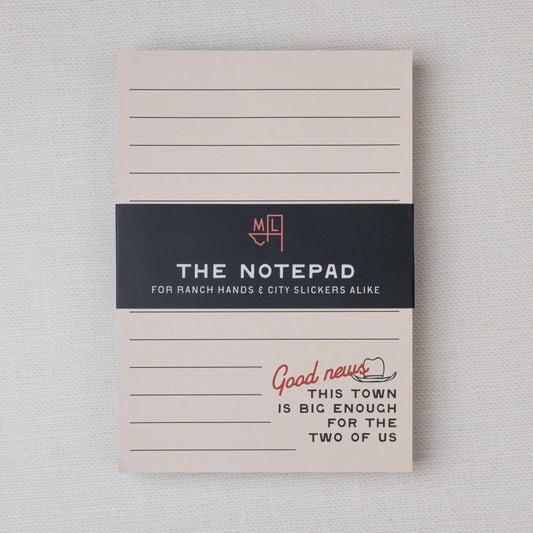 This Town is Big Enough Notepad