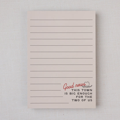 This Town is Big Enough Notepad