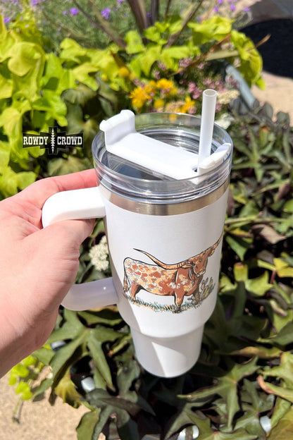 No Bull 40oz Tumbler (Bull Print, Insulated)