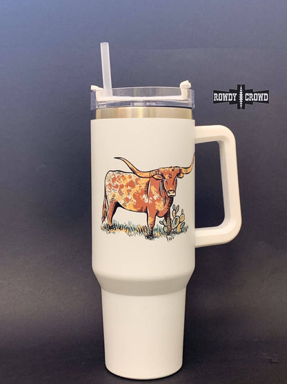 No Bull 40oz Tumbler (Bull Print, Insulated)