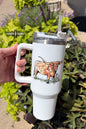 No Bull 40oz Tumbler (Bull Print, Insulated)